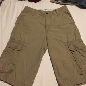 Long cargo shorts